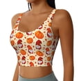 thumbnail image 2 of Naloa Gnomes Pumpkin And Mushrooms Sports Bras for Women,Sports Bras for Women High Support with Removable Pads-XX-Large, 2 of 8