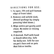 Vibrant Life Vanilla Coconut Deodorizing Wipes for Dogs & Puppies, 20 Count