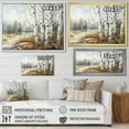 thumbnail image 4 of Designart "Neutral Toned Birch Grace I" Tree Birch Floater Framed Canvas Wall Art, 4 of 5