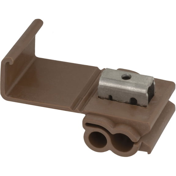 AMZ Clips And Fasteners 10 Electrical Connectors Self-Strip 18 To 10 Ga - Tan