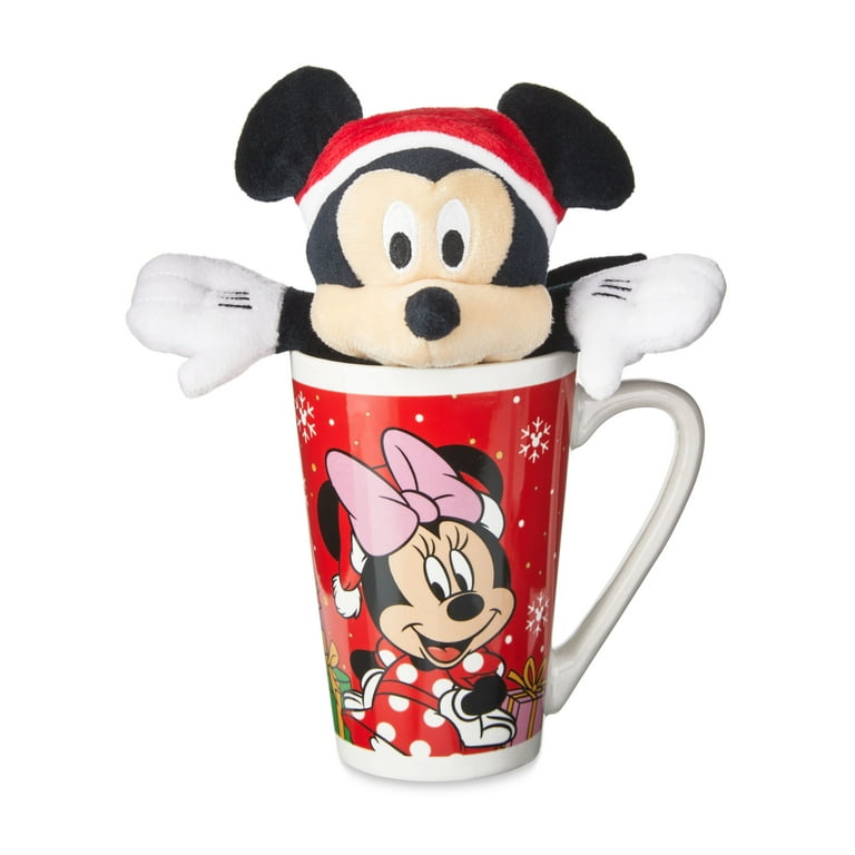 Taza esculpida de Disney Santa Mickey 15 oz.. Tazas. Librería El Sótano