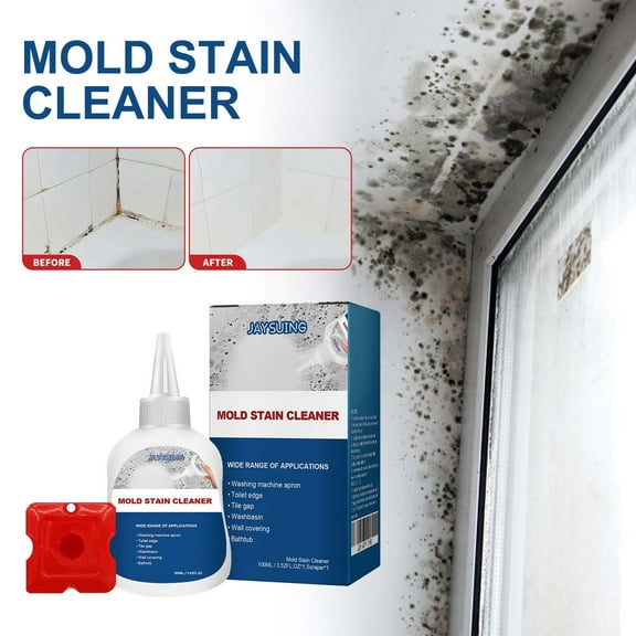 Washing Machine Cleaner Gel | Mildew & Mold Remover for Tiles, Grout, Sealant, Bathroom | Odor Eliminator | Multi-Surface Use | Easy Squeeze Applicator | 100ml Household Cleaning