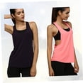 thumbnail image 4 of EXHUMKY 2Ud Top Sin Para Mujer Con Ajuste Suelto Y Liviano Para Deportes Y Yoga, 4 of 8