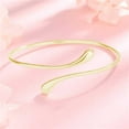 thumbnail image 3 of 14K Gold Plated Water Drop Bangle Bracelet, 3 of 4
