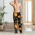 thumbnail image 6 of Lsque Bee and Honey Print Men's Pajama Pants, Lounge Pant - Comfortable Home Wear,Elastic Waistband, Stylish Design-Small, 6 of 9