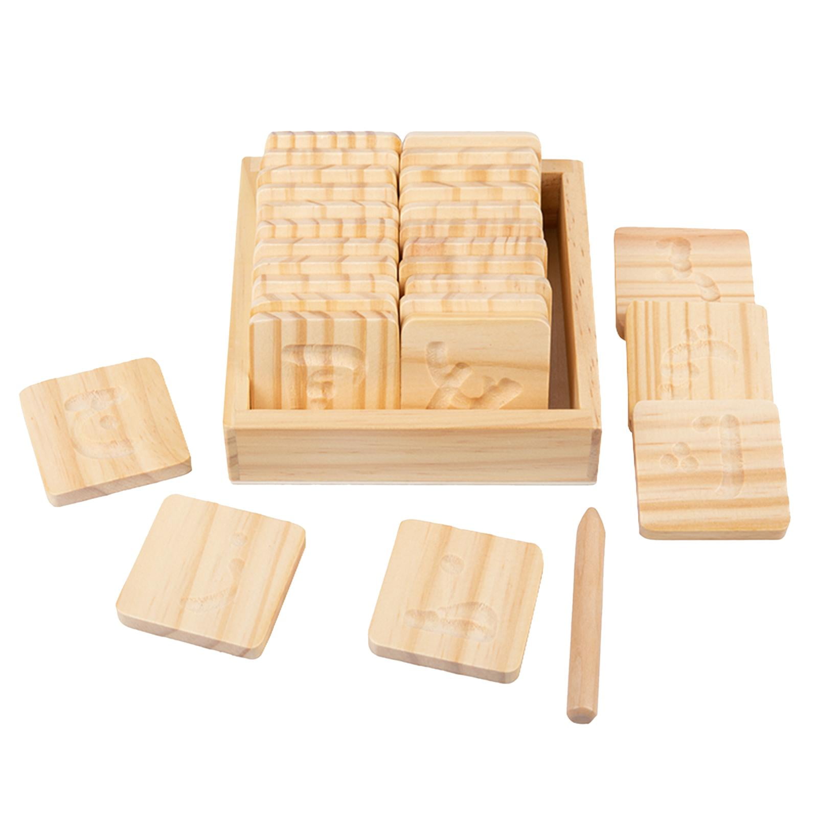 Details about   Wooden Writing Board Preschool Education Groove Educational Toy Alphabet Track 