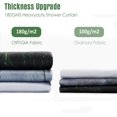 thumbnail image 4 of Black Misty Forest Heavyweight Shower Curtain Set,Nature Mountain Shower Curtain with Hooks,Fantasy Fog Magic Tree Shower Curtain for Bathroom,Waterproof Polyester Fabric-72 Wx72 L, 4 of 4