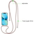 thumbnail image 3 of Crossbody Case for iPhone 13/14 with Lanyard Strap Protective Case Adjustable Neck Rope Liquid Silicone Soft Cover for iPhone 13/14 6.1 Inch,Pink, 3 of 6