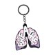 thumbnail image 3 of Llavero con forma de órgano corporal, colgante para bolso, aleación de zinc, divertido llavero para parejas, para coche. alfabeto, 3 of 9