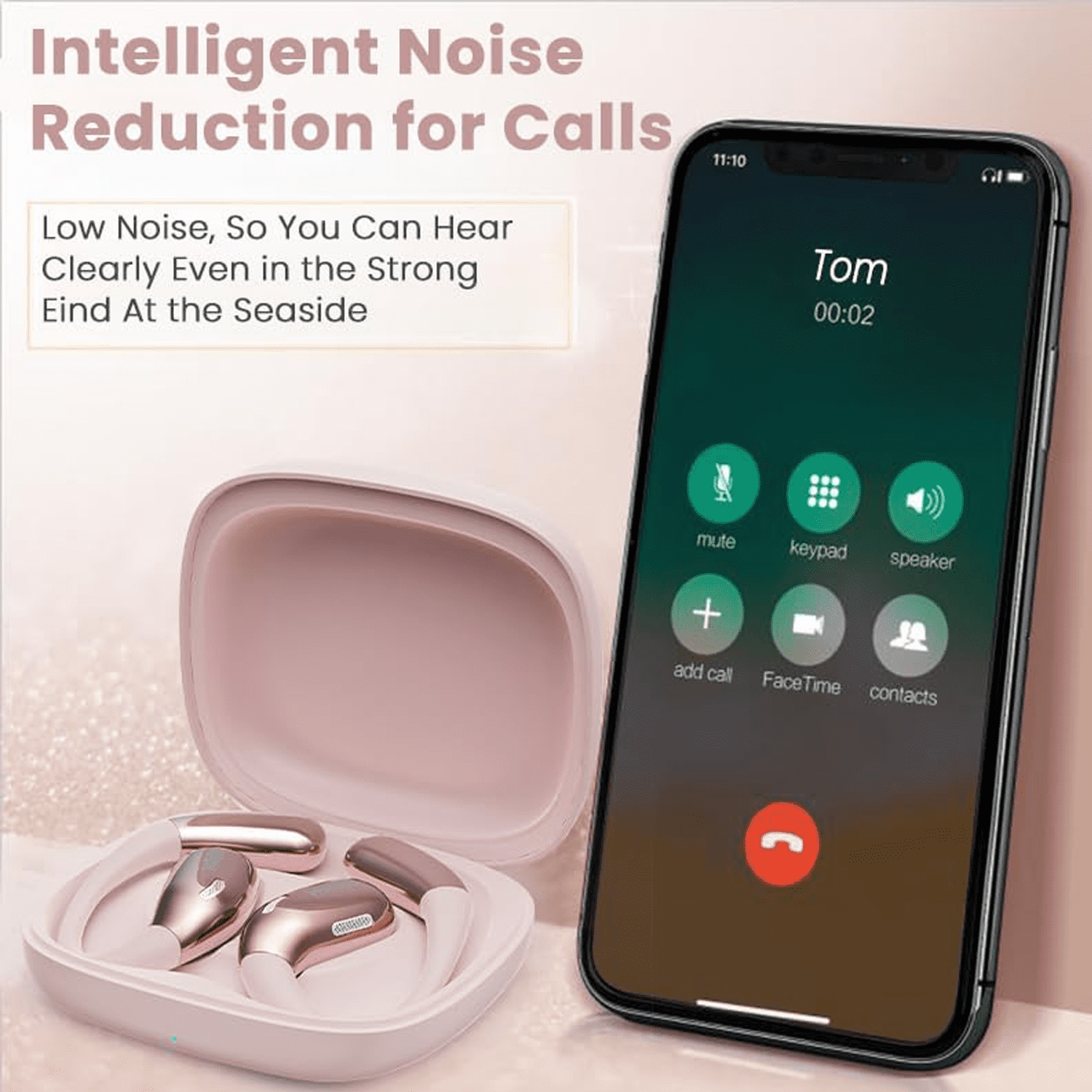 MINISO X28 Support 135 Language Real Time AI Translation Open Ear Headphones Bluetooth Earbuds