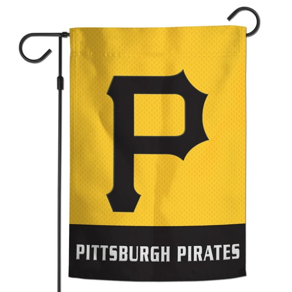 WinCraft Pittsburgh Pirates 12" x 18" Applique Garden Flag