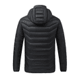 thumbnail image 3 of Electric Heated Cotton Jacket Four Control 21 Zone Battery Powered Winter Coat, 3 of 7