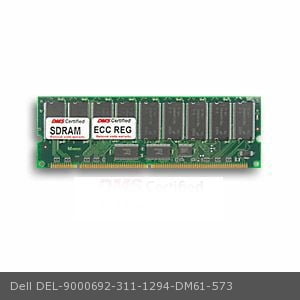 DMS Data Memory Systems Replacement for Dell 311-1294 PowerEdge 1550 1.26G 1GB DMS Certified Memory PC133 128X72-7 ECC/Reg DMS 168 Pin SDRAM DIMM 