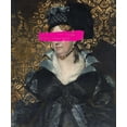 thumbnail image 2 of Studio W  12x14 Black Ornate Wood Framed with Double Matting Museum Art Print Titled - Masked Master IV, 2 of 4