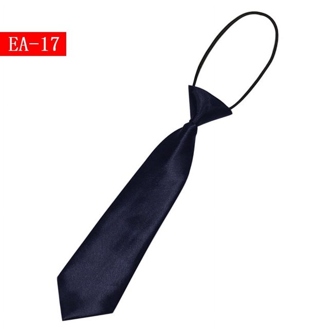 Corbata pequeña de color liso para niños, cinturón elástico corto de color liso para niños y niñas, para estudiantes de primaria