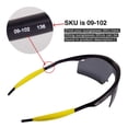 thumbnail image 4 of Ice Blue Mr. Shield Polarized Replacement Lenses And Black Nosepad For Oakley M Frame Strike Sunglasses, 4 of 5