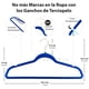 thumbnail image 2 of MAGMALIFE 50 Ganchos para Ropa de Terciopelo, Gancho Dorado Giratorio de 360 Grados, Adecuado para Todo Tipo de Ropa, Antideslizante (Azul), 2 of 6