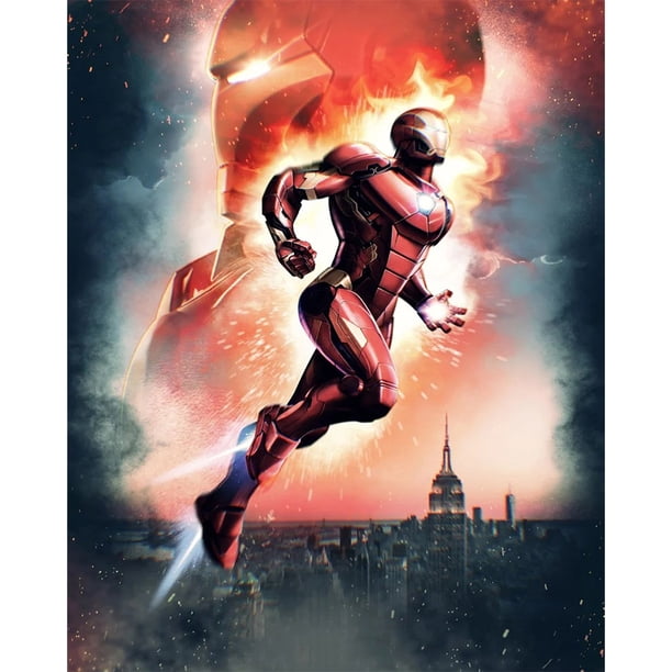Cuadros Decorativos Punto de cruz completo 11CT DIY The Avengers Impreso Decoración del hogar Pintura colgante Ehuebsd Nuevos Originales