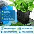 thumbnail image 3 of Upgraded Aquarium Plant Holder with Hooks and Suction Cups for Fish Tank Aquaponic Plant Cultivation and Aquascape Decorations (Black), 3 of 10