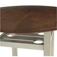 thumbnail image 6 of OSP Home Furnishings Berkley 5pc Set- Table Chairs in Antique White with Wood Stain Finish, 6 of 7