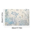 thumbnail image 3 of Coastal Placemats,Washable Table Mats for Kitchen Dining Seasonal Party Decor, 3 of 6