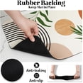 thumbnail image 5 of Dog Food Mats for Floors Super Absorbent, Pet Cat Food Mat - Non Slip Dog Bowl Mats for Food and Water, Eco-Friendly Boho Dog Placemats Feeding Mat, 5 of 5