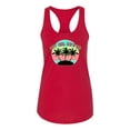 thumbnail image 2 of Wild Bobby, Pastel Color Hot Girl Summer, Streetwear, Women Racerback Tank Top, Red, Large, 2 of 4
