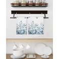thumbnail image 3 of Blue Eucalyptus Leaves Kitchen Dish Towels for Drying Dishes Set of 4, Watercolor Spring Summer Botanical Waffle Weave Microfiber Hand Tea Bathroom Towels Quick Dry & Absorbent Towel 15.7x23.6, 3 of 7