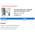 thumbnail image 2 of Conversion Gasket Set - Compatible with 2011 Ram Dakota 4.7L V8, 2 of 2