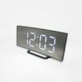 thumbnail image 5 of Electrodomésticos ionze con niveles de sonido de alarma, 2 niveles de brillo, reloj digital para dormitorios, reloj despertador de cabecera fácil de leer (verde), 5 of 5