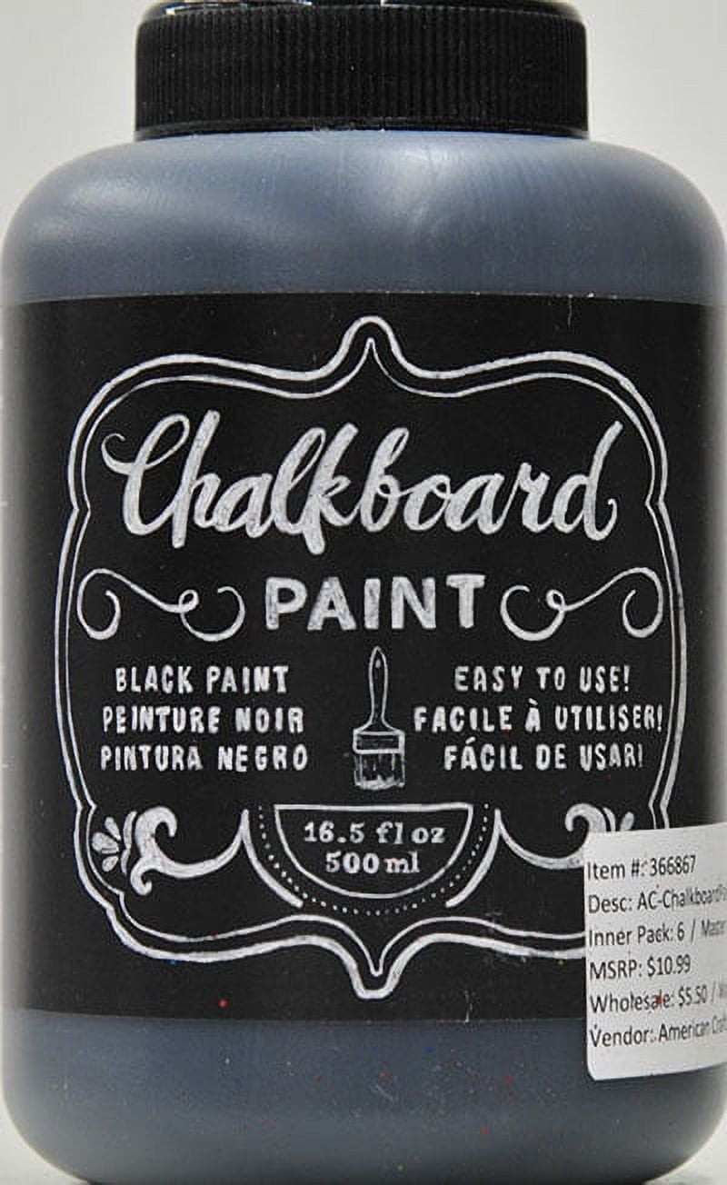 Valspar Black Latex Chalkboard Paint (1-quart) in the Craft Paint