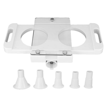 Uonlytech Hand Pressed Hamburger Patty Mold Plastic Burger Meat Press Machine for Home Kitchen 1 Set