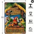 thumbnail image 4 of HELLOYOUNG No Shoes No Shirt No Problem Vintage Metal Sign, 8x12 Inch Durable Margaritaville Wall Art for Beach Bar Island Home Decor, 4 of 14