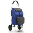 thumbnail image 2 of Foldable Shopping Trolley, Portable Grocery Cart with 29L Removable Bag, 2 of 6