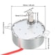 thumbnail image 3 of Motor Síncrono de Engranaje de Metal Uxcell AC 24V 2-2.4RPM 50-60Hz CCW/CW 4W para Horno de Microondas, 3 of 5