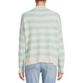 thumbnail image 2 of Dreamers by Debut Women’s Oversized V-Neck Sweater with Long Sleeves, Midweight, Sizes XS-XL, 2 of 5