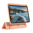thumbnail image 4 of 2021 iPad Mini Case (6th Generation) - TECH CIRCLE Magnetic Trifold Stand Lightweight Case [Clear Back Cover] Flip Folio Leather Protective Cover Shell for New Apple iPad Mini 8.3-Inch Tablet (Pink), 4 of 7