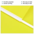 thumbnail image 4 of Uxcell 11.8'' x7.8'' Flag Stick Hand Held Mini Flag Triangle Plastic Polyester Yellow 25Pcs, 4 of 5