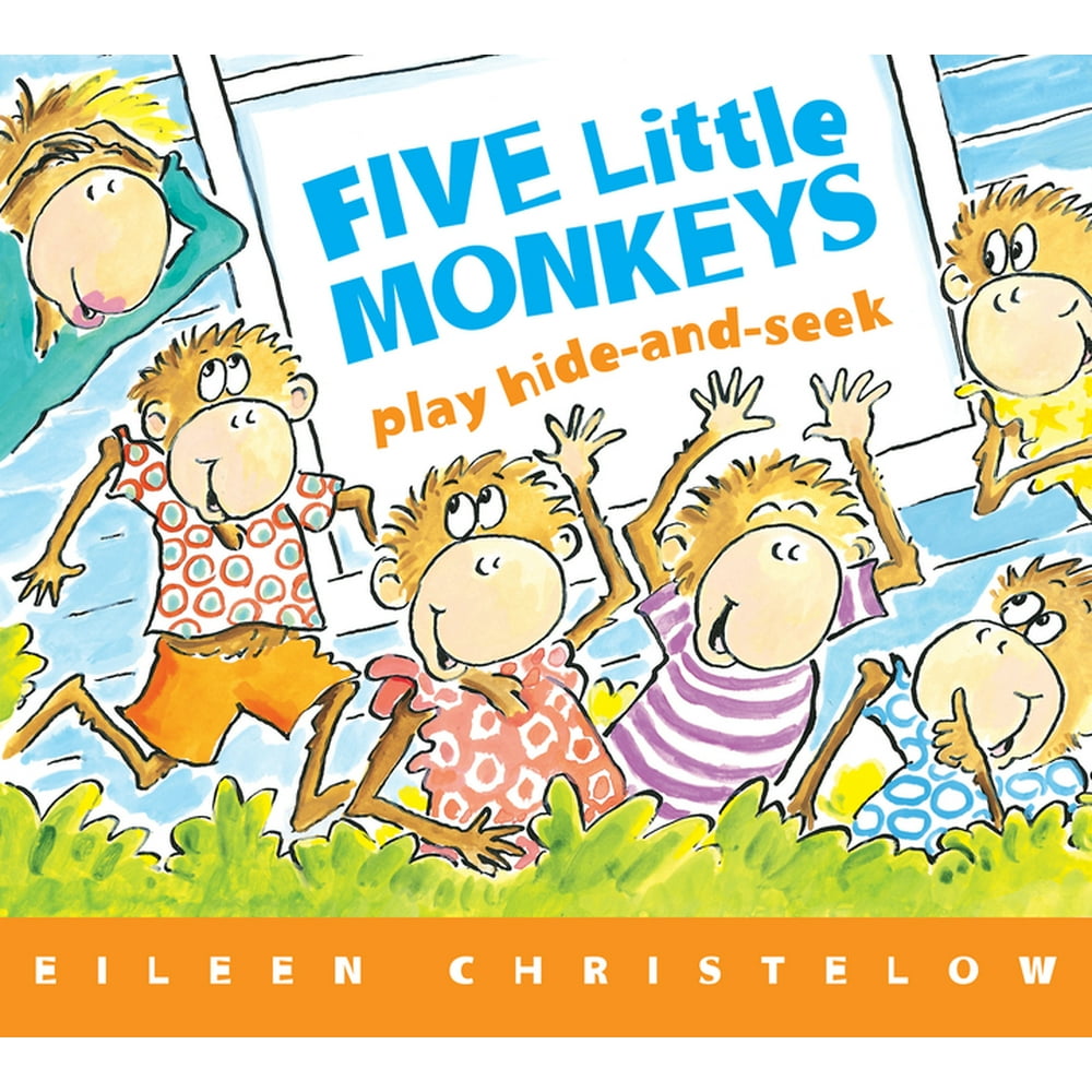 Five Little Monkeys Story: Five Little Monkeys Play Hide and Seek ...