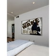 thumbnail image 4 of Marmont Hill "Dont Wake" Painting Print on White Wood, 4 of 5