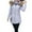 Gray, variant on Lindreshi Winter Coats for Women Plus Size Clearance Fashion Solid Women Casual Thicker Winter Slim Coat Overcoat