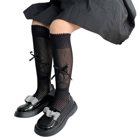 

Over Knee Baby Socks Spring Mesh Soft Lace Girl Long Socks Thin Nylon Socks