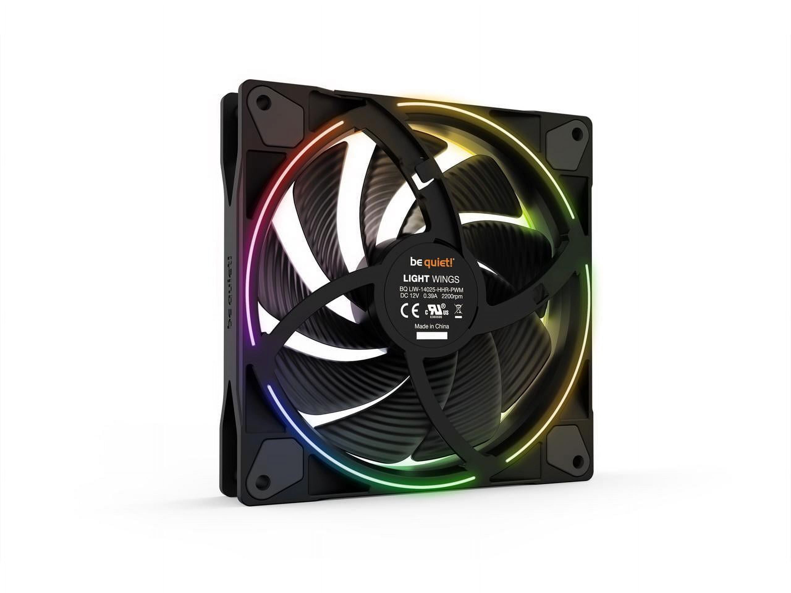 be quiet! LIGHT WINGS 120mm PWM HIGH-SPEED TRIPLE PACK - Walmart.com