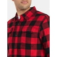 thumbnail image 4 of George Men's & Big Men's Relaxed Fit Double Pocket Flannel Shirt, Sizes XS-3XLT, 4 of 5