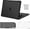 Black, variant on MOSISO Compatible with MacBook Pro 14 inch Case M5 2026 / M4 / M3 / M2 / M1 2025-2021, 4 in 1 Kit Anti-Crack Hard Shell with TPU Bumper