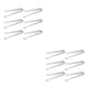 thumbnail image 3 of Matsuzay Juego de 6 pinzas para hielo de acero inoxidable, sin olor, fácil de almacenar, ahorra tiempo y esfuerzo, Clip de cocina, buen 15cm 2Conjunto, 3 of 6