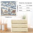 thumbnail image 6 of Yayeee 6 Pack Kitchen Dishcloths for Washing Dishes Soft Absorbent Microfiber Towels, Blue Snowy Mountain, 6 of 9