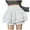 Z03-White, variant on Bmisegm Sweet Ballet White Cake Half Skirt for Women's New Western Elastic High Waist Wooden Ear Edge Short Skirt Womens Skirts Black S