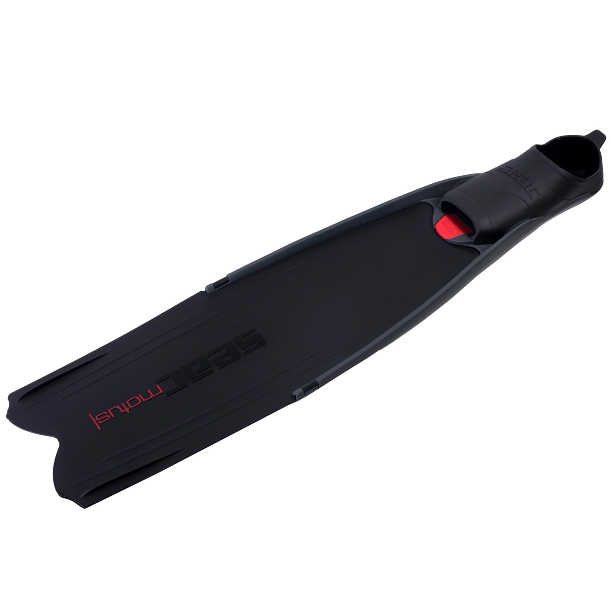 Seac Motus Long Blade Fin for Spearfishing and Freediving- Black 12.5-13.5