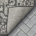 thumbnail image 3 of Well Woven Indoor/Outdoor Area Rug 7'10" x 10'6" Celesine Black & Grey Persian Medallion, 3 of 7